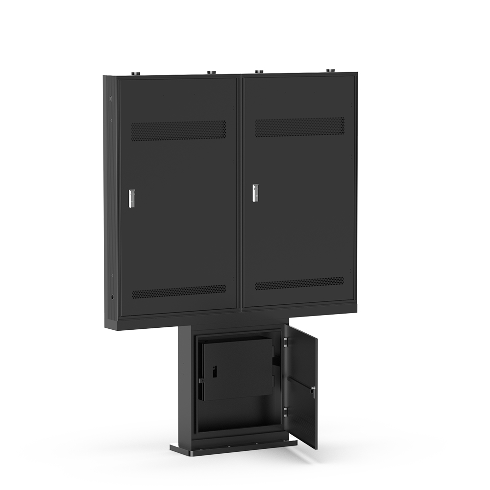 2-screen drive-thru menu board rear structure 1