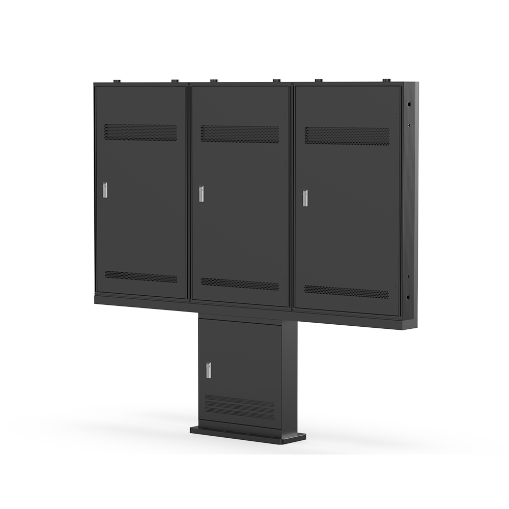 Drive-thru menu board rear structure detail
