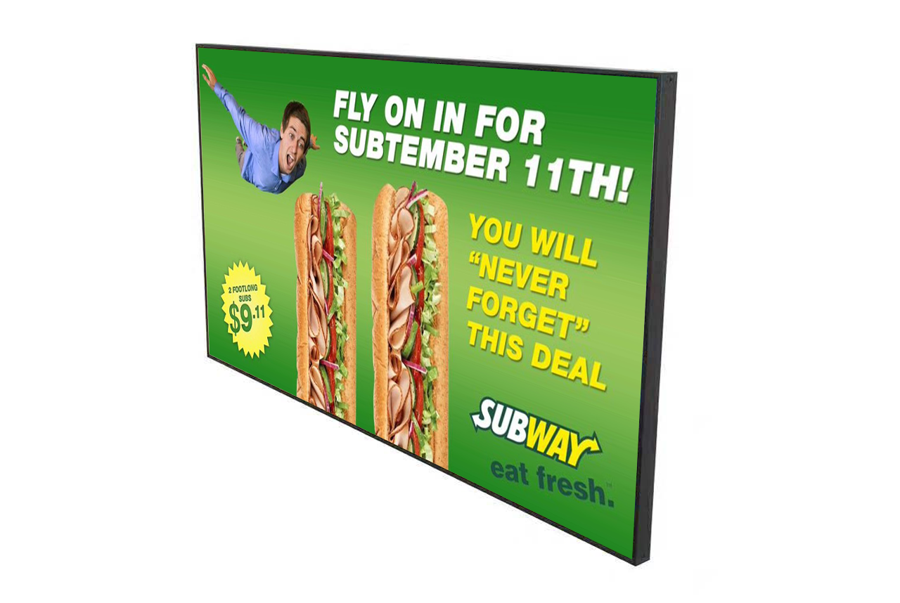 Indoor Counter Menu Board