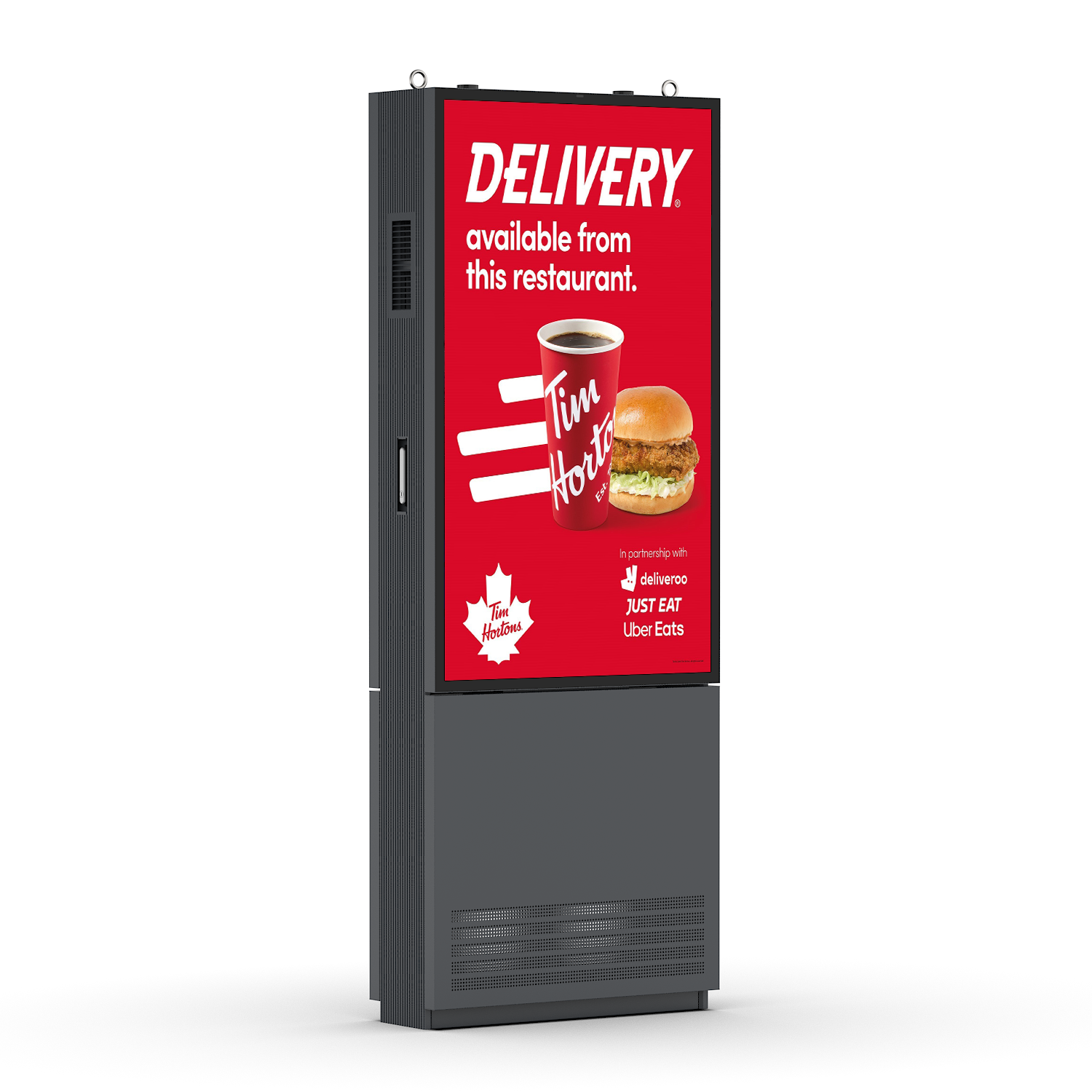 IP66 double-side outdoor display front view 2