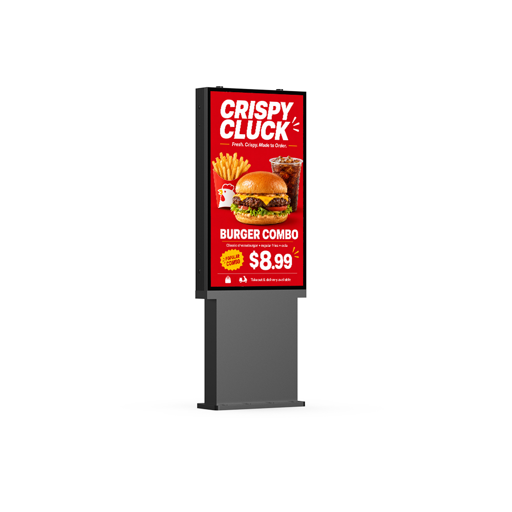Single Screen Drive-Thru Menu Board