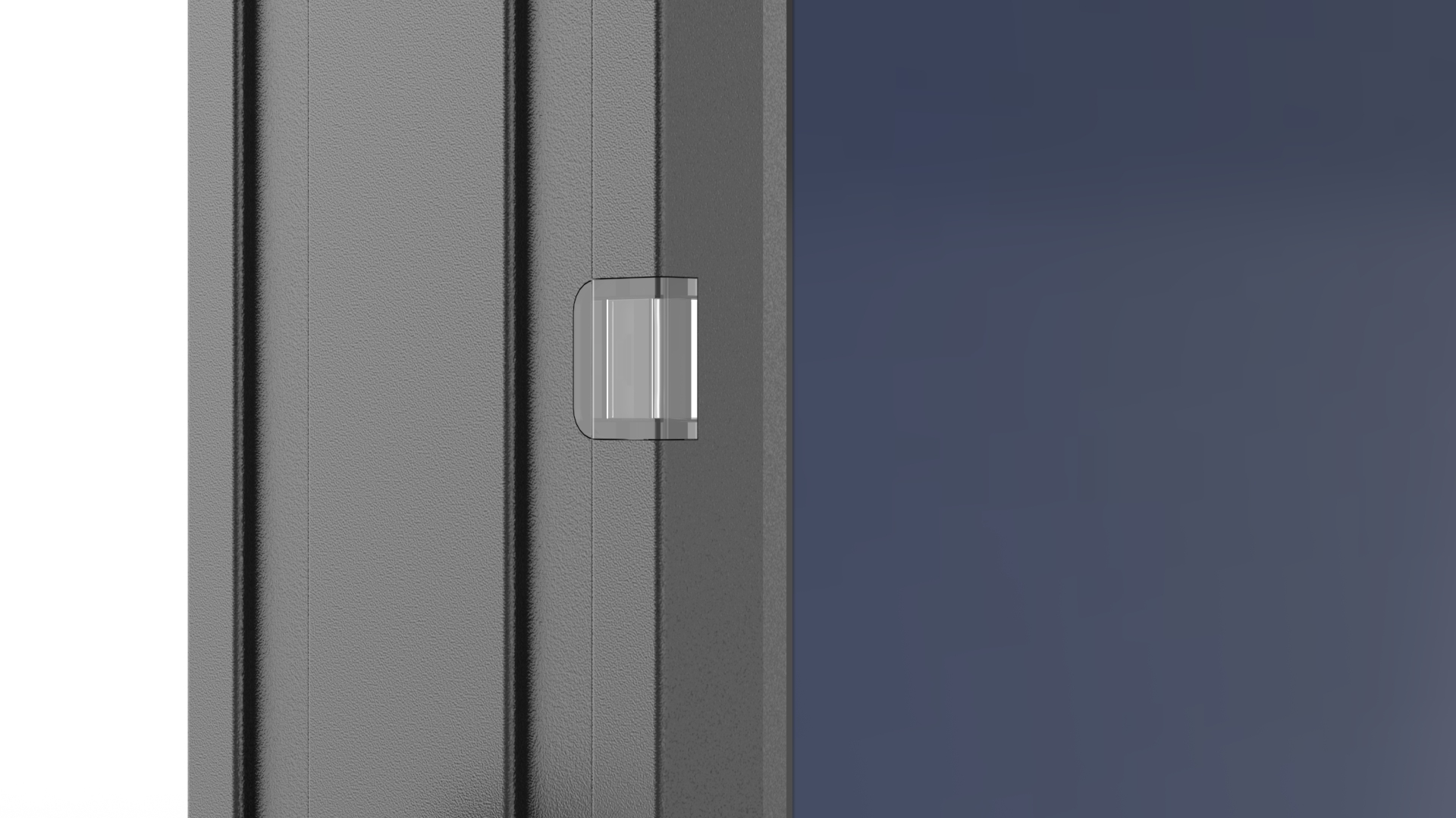 Sensor detail view of hanging window-facing display