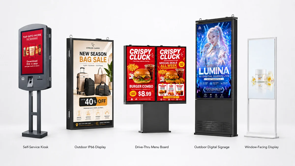 Commercial digital signage and display products for B2B projects